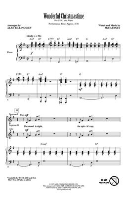 Paul McCartney: Wonderful Christmastime: (Arr. Alan Billingsley): Frauenchor mit Klavier/Orgel