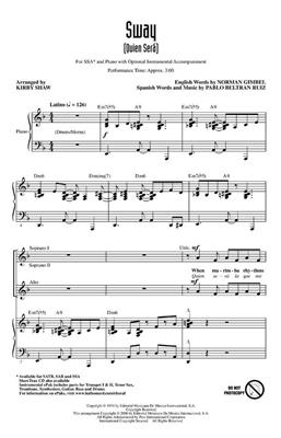Pablo Beltrán Ruiz: Sway (Quien Ser?): (Arr. Kirby Shaw): Frauenchor mit Klavier/Orgel