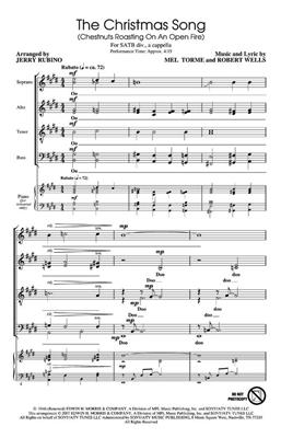 Mel Torme: The Christmas Song: (Arr. Jerry Rubino): Gemischter Chor mit Begleitung