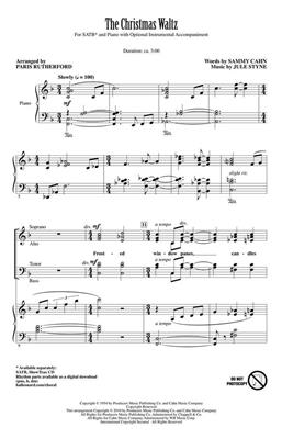 The Christmas Waltz: (Arr. Paris Rutherford): Gemischter Chor mit Begleitung
