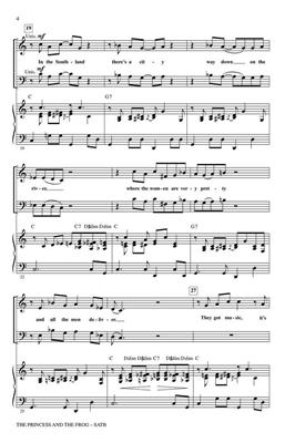 Randy Newman: The Princess and the Frog: (Arr. Mac Huff): Gemischter Chor mit Klavier/Orgel