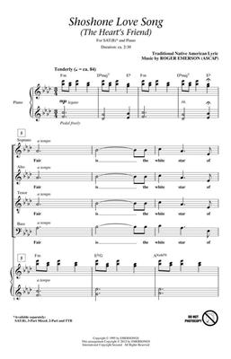 Roger Emerson: Shoshone Love Song: Gemischter Chor mit Begleitung
