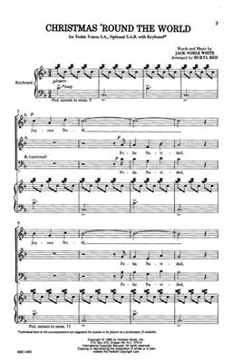 Jack White: Christmas Around The World: (Arr. Buryl Red): Gemischter Chor mit Klavier/Orgel