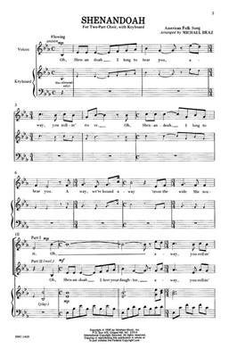 Shenandoah: (Arr. Michael Braz): Frauenchor mit Klavier/Orgel