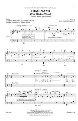 Dan Forrest: Himenami (The Divine Wave): (Arr. Dan Forrest): Gemischter Chor mit Klavier/Orgel