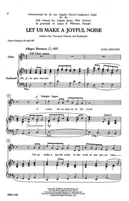 Paul Sjolund: Let Us Make A Joyful Noise: (Arr. Paul Sjolund): Frauenchor mit Klavier/Orgel