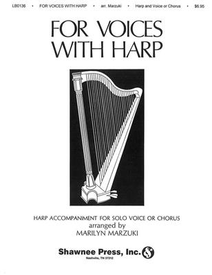 Marilyn Marzuki: For Voices with Harp: Gemischter Chor mit Begleitung