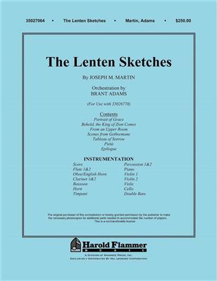 Joseph M. Martin: The Lenten Sketches: Gemischter Chor mit Ensemble