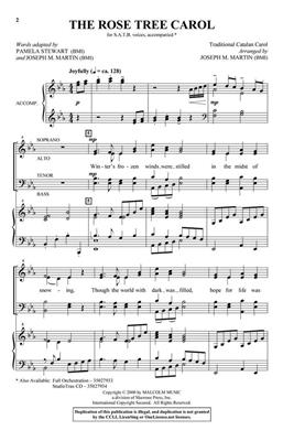 The Rose Tree Carol (from The Winter Rose): (Arr. Joseph M. Martin): Gemischter Chor mit Begleitung