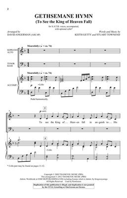 Keith Getty: Gethsemane Hymn: (Arr. David Angerman): Gemischter Chor mit Begleitung