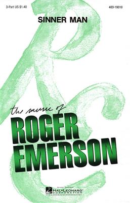 Sinner Man: (Arr. Roger Emerson): Gemischter Chor mit Begleitung