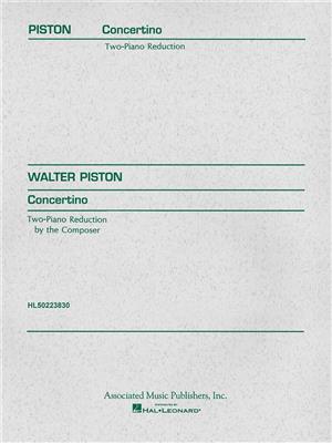 Walter Piston: Concertino (1937): Klavier vierhändig