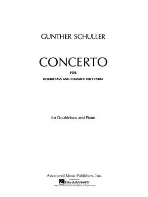 Gunther Schuller: Concerto: Kontrabass Solo