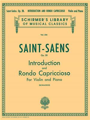 Camille Saint-Saëns: Introduction and Rondo Capriccioso, Op. 28: Violine mit Begleitung