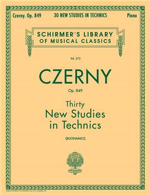 Carl Czerny: 30 New Studies in Technics, Op. 849: Klavier Solo