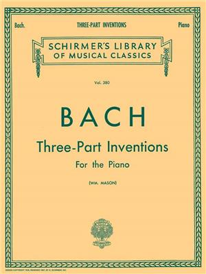 Johann Sebastian Bach: 15 Three-Part Inventions: Klavier Solo