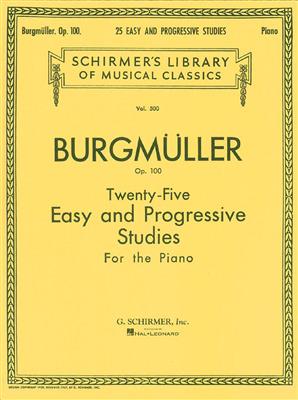 Friedrich Burgmüller: Twenty-Five Easy and Progressive Studies Op. 100: Klavier Solo