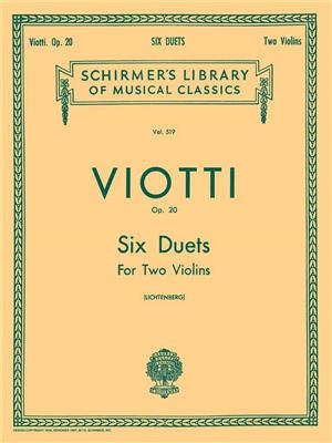 Giovanni Battista Viotti: 6 Duets, Op. 20: Violin Duett