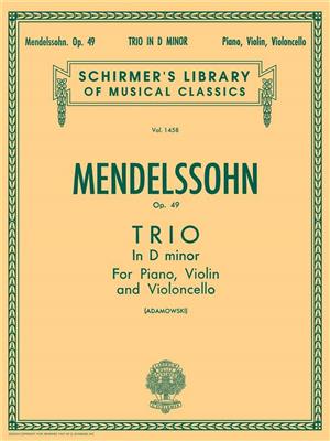 Felix Mendelssohn Bartholdy: Trio in D Minor, Op. 49: Klaviertrio