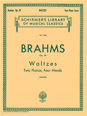 Johannes Brahms: Waltzes, Op. 39 (set): Klavier vierhändig
