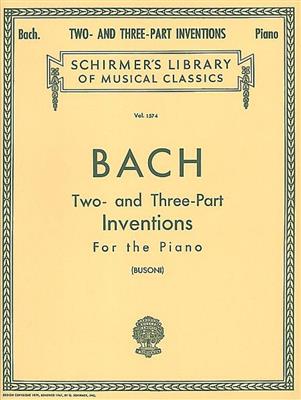 Johann Sebastian Bach: Two- and Three-Part Inventions: Klavier Solo
