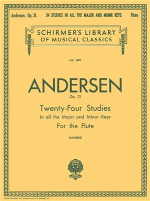Joachim Andersen: Twenty-Four Studies, Op. 21: (Arr. Georges Barrère): Flöte Solo