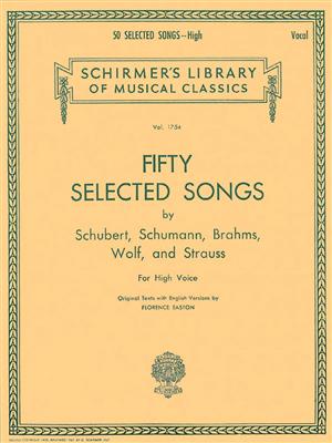 50 Selected Songs: Gesang mit Klavier