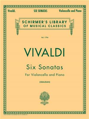 Antonio Vivaldi: Schirmer Library of Classics Volume 1794: Cello mit Begleitung