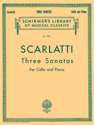 Alessandro Scarlatti: 3 Sonatas: Cello mit Begleitung