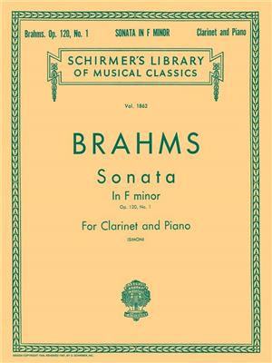 Johannes Brahms: Sonata in F Minor, Op. 120, No. 1: Klarinette mit Begleitung