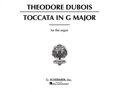 Théodore Dubois: Toccata in G Major: Orgel
