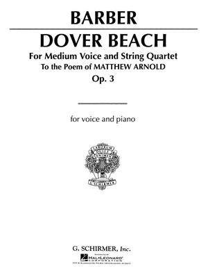 Samuel Barber: Dover Beach Op.3: Gesang mit Klavier