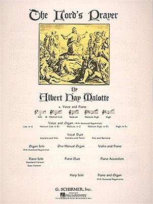 Albert Hay Malotte: Lord's Prayer: Gesang mit Klavier