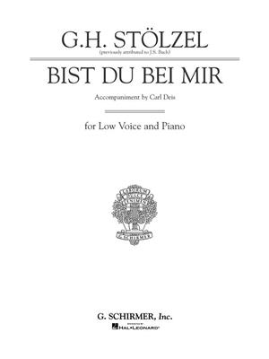 Johann Sebastian Bach: Bist du bei mir (Thou Art My Joy): Gesang mit Klavier