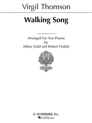 Virgil Thomson: Walking Song (set): Klavier vierhändig