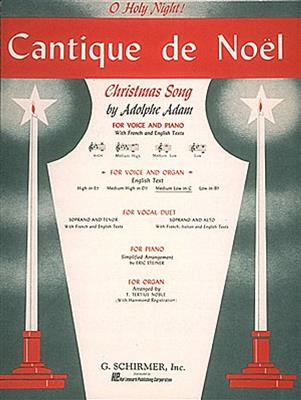 Adolphe Charles Adam: Cantique de No?l (O Holy Night): Gesang mit Klavier