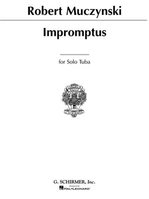 Robert Muczynski: Impromptus for Solo Tuba, Op. 23: Tuba mit Begleitung