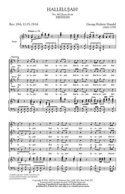 Georg Friedrich Händel: Hallelujah Chorus (from The Messiah): Gemischter Chor mit Begleitung