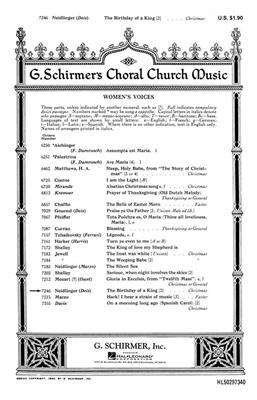 William Henry Neidlinger: The Birthday Of A King: (Arr. Carl Deis): Frauenchor mit Begleitung