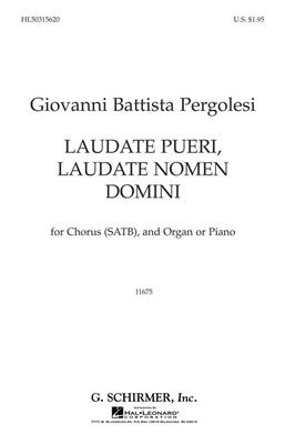 Giovanni Battista Pergolesi: Laudate Pueri Laudate Nomen Domini: (Arr. B Agey): Gemischter Chor mit Begleitung