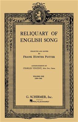 Reliquary of English Songs - Volume 1: Gesang mit Klavier