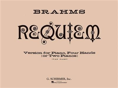 Johannes Brahms: Requiem, Op. 45: Klavier vierhändig