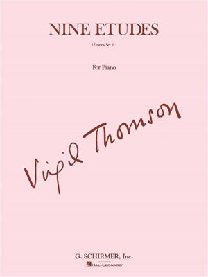 Virgil Thomson: 9 Etudes (Set 2): Klavier Solo