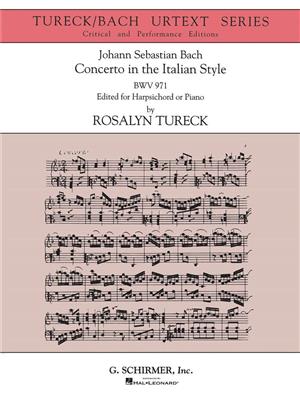 Johann Sebastian Bach: Concerto In The Italian Style: Cembalo