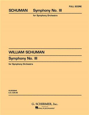 William Schuman: Symphony No. 3: Orchester