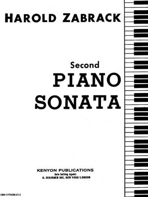 Harold Zabrack: Piano Sonata No. 2: Klavier Solo