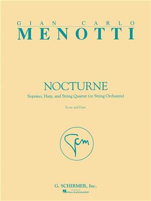 Gian Carlo Menotti: Nocturne Op. 54, No. 4: Gesang mit sonstiger Begleitung