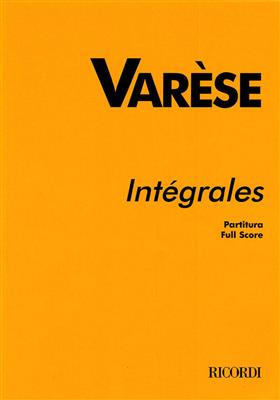 Edgar Varèse: Intégrales: (Arr. Chou Wen-chung): Oboe Solo