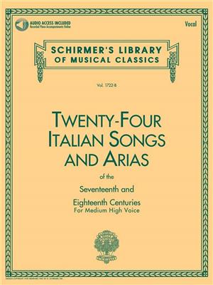 24 Italian Songs & Arias - Medium High Voice: Gesang Solo