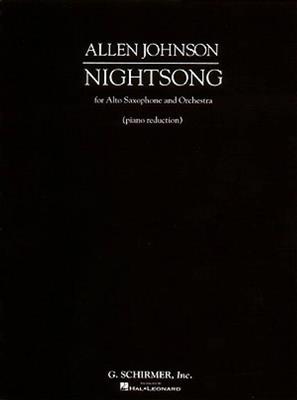 A Johnson: Nightsong: Altsaxophon mit Begleitung